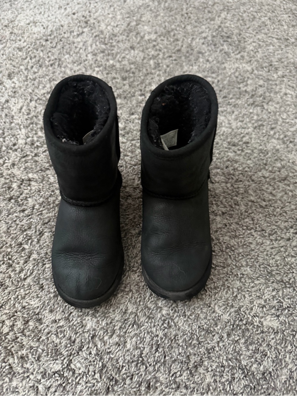 UGG Kids Black Classic Short Boots